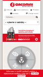 Mobile Screenshot of giacomini.cz