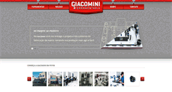 Desktop Screenshot of giacomini.ind.br